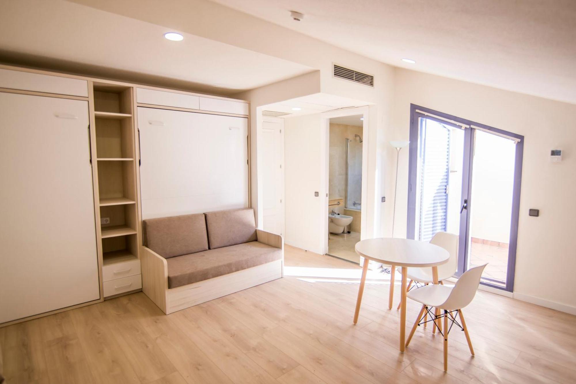 Apartamentos Plaza De Santiago - Estudios Turisticos - 1 Llave Pinto Bagian luar foto