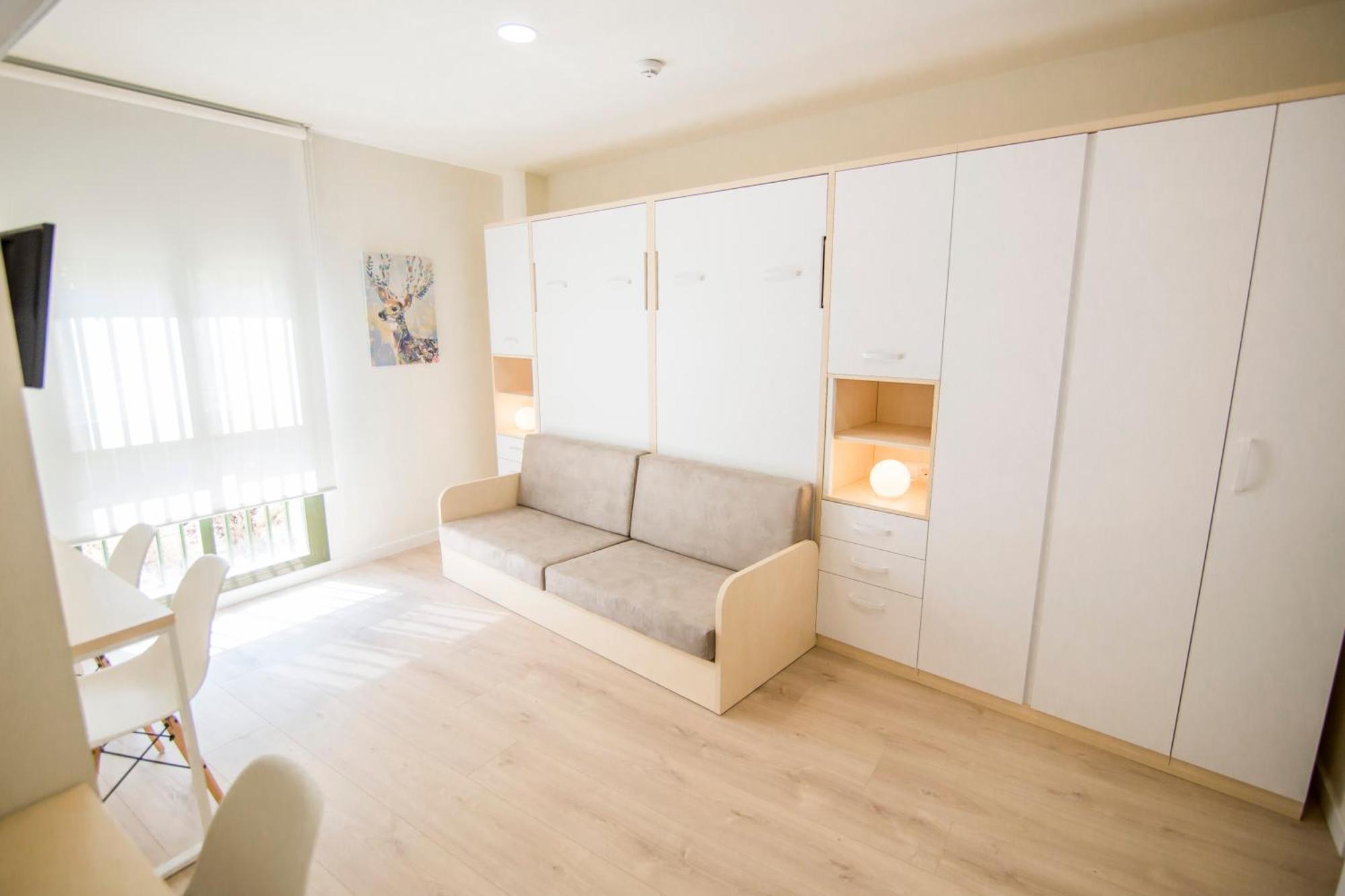 Apartamentos Plaza De Santiago - Estudios Turisticos - 1 Llave Pinto Bagian luar foto
